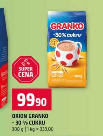 ORION GRANKO -30% CUKRU 300 g