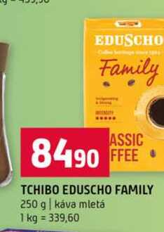 TCHIBO EDUSCHO FAMILY 250 g káva mletá