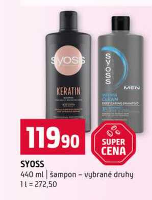 Syoss 440 ml šampon vybrané druhy