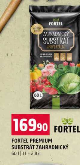 FORTEL PREMIUM SUBSTRÁT ZAHRADNICKÝ 60l
