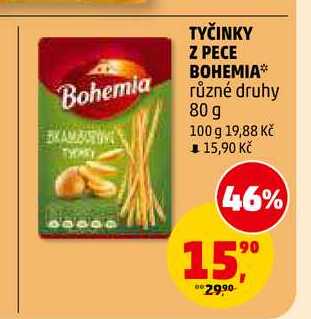 TYČINKY Z PECE BOHEMIA, 80 g
