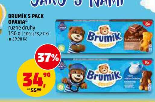 BRUMÍK 5 PACK OPAVIA, 150 g