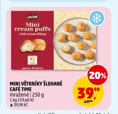 MINI VĚTRNÍKY ŠLEHANÉ CAFÉ TIME, 250 g