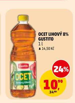 OCET LIHOVÝ 8% GUSTITO, 1 l