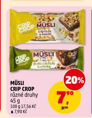 MÜSLI CRIP CROP, 45 g
