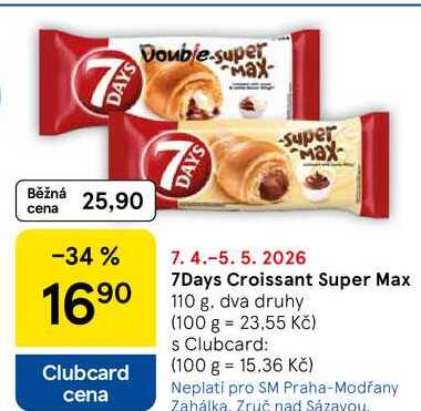 7Days Croissant Super Max, 110 g