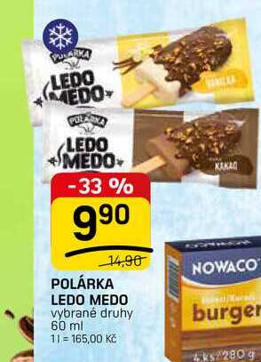 POLÁRKA LEDO MEDO vybrané druhy 60 ml