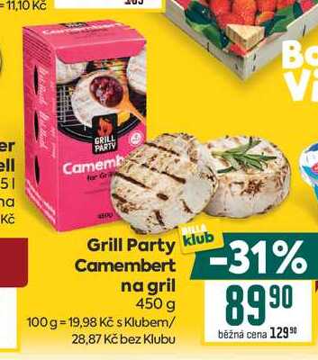 Grill Party Camembert na gril 450 g