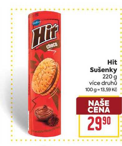 Hit Sušenky 220 g 