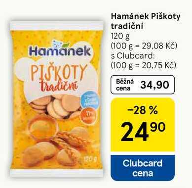Hamánek Piškoty tradiční, 120 g