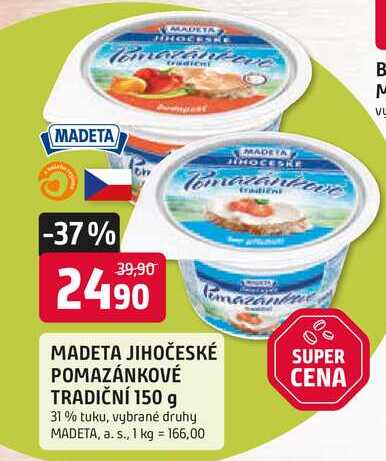 MADETA JIHOČESKÉ POMAZÁNKOVÉ TRADIČNÍ 150 g 
