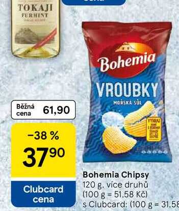 Bohemia Chipsy, 120 g