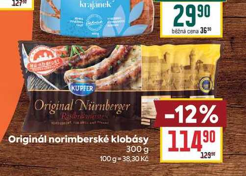 Originál norimberské klobásy 300 g