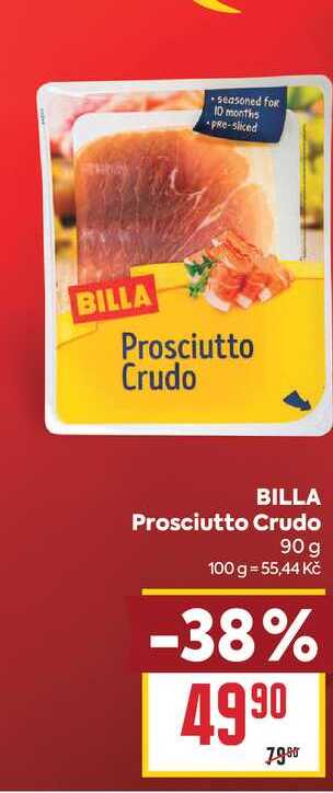 BILLA Prosciutto Crudo 90 g