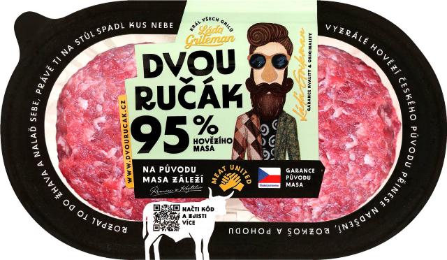 Hovězí burger Dvouručák