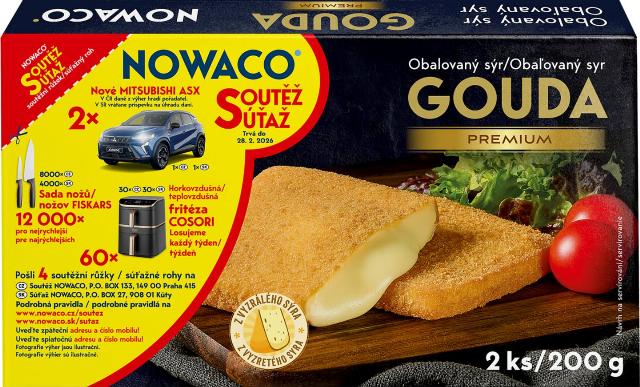 NOWACO Obalovaný sýr Gouda