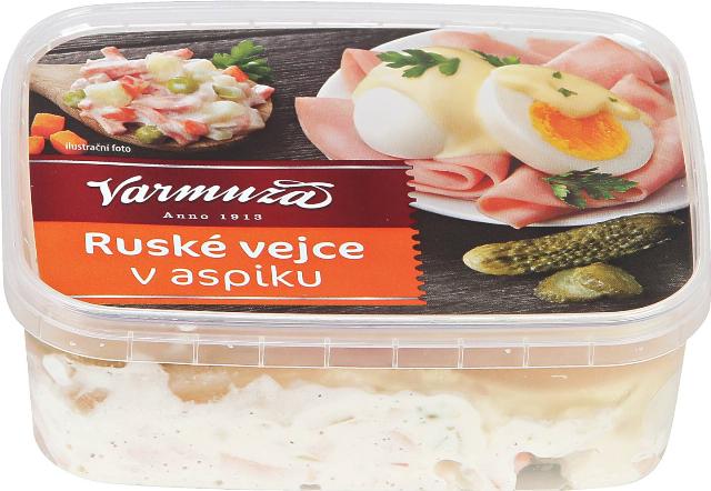 Varmuža Ruské vejce v aspiku