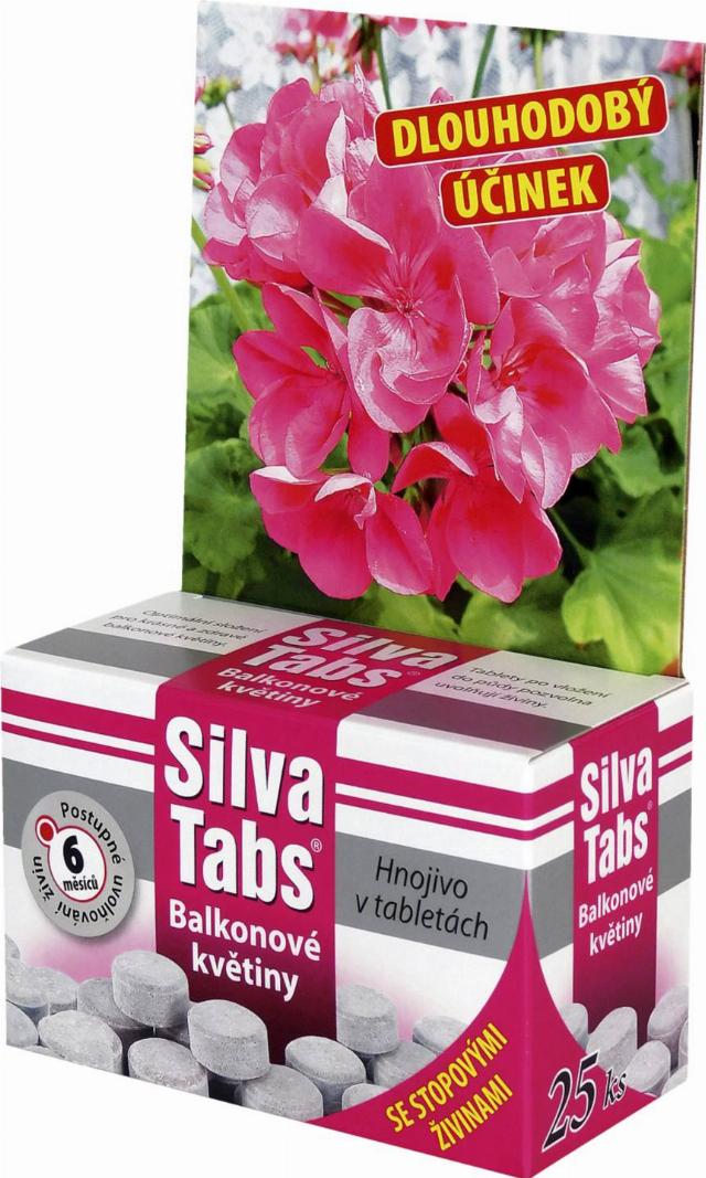 SILVA TABS Balkonové rostilny hnojivo ve formě tablet