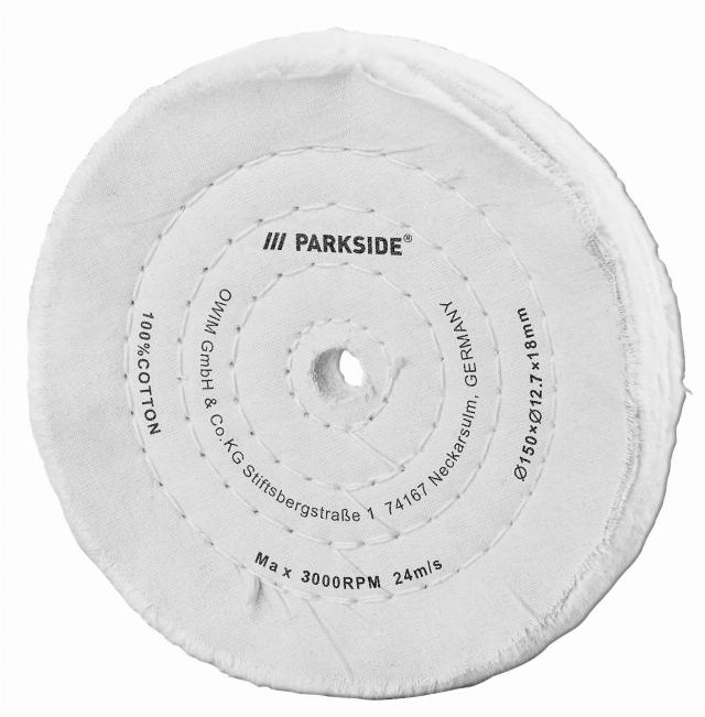 PARKSIDE Bavlněný lešticí kotouč pro leštění kovu