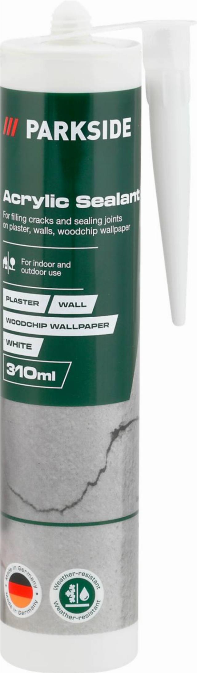 PARKSIDE Akryl na trhliny a omítky objem: 310 ml