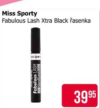 Miss Sporty Fabulous Lash Xtra Black řasenka 