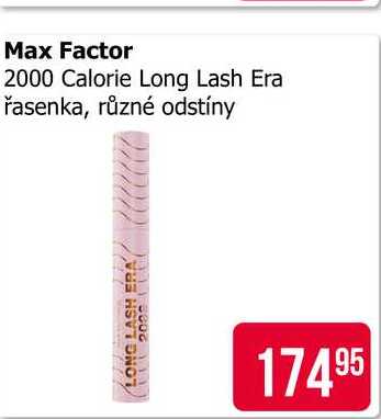 Max Factor 2000 Calorie Long Lash Era řasenka