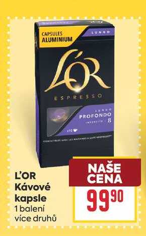 L'OR Κávové kapsle 1 balení 