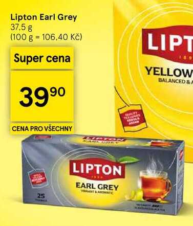 Lipton Earl Grey, 37.5 g