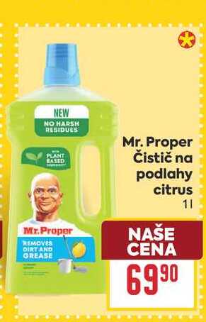 Mr. Proper Čistič na podlahy citrus 1l