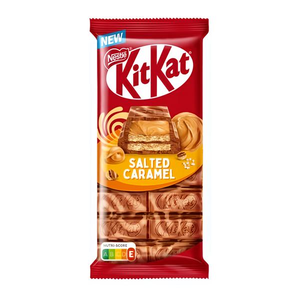 KitKat Tabulka Slaný karamel s mléčnou čokoládou a bílou polevou