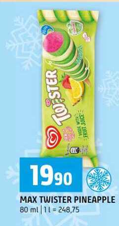 MAX TWISTER PINEAPPLE 80 ml 