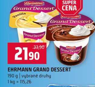 EHRMANN GRAND DESSERT 190 g vybrané druhy 