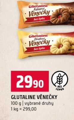 GLUTALINE VĚNEČKY 100 g vybrané druhy 