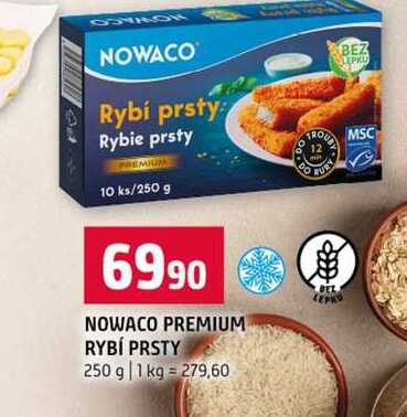 NOWACO PREMIUM RYBÍ PRSTY 250 g
