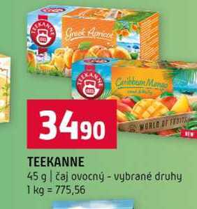 TEEKANNE 45 g čaj ovocný vybrané druhy