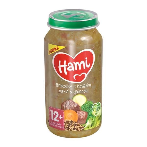 Hami Maso-zeleninový příkrm Brokolice s hovězím, mrkví a quinoou
