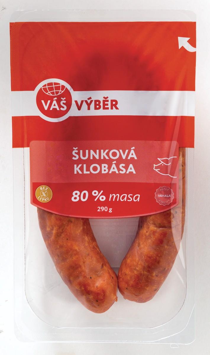 VÁŠ VÝBĚR Šunková klobása, 290 g