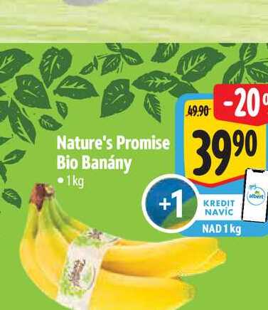 Nature's Promise Bio Banány 1kg 