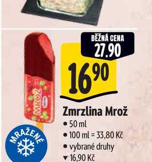   Zmrzlina Mrož 50 ml  