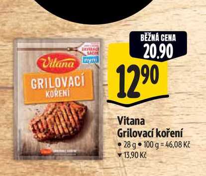  Vitana Grilovací koření  28 g 
