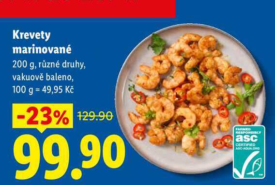 Krevety marinované, 200 g