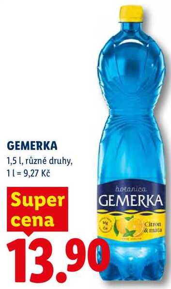 GEMERKA, 1,5 l