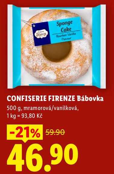 CONFISERIE FIRENZE Bábovka, 500 g