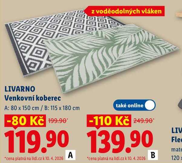 LIVARNO Venkovní koberec