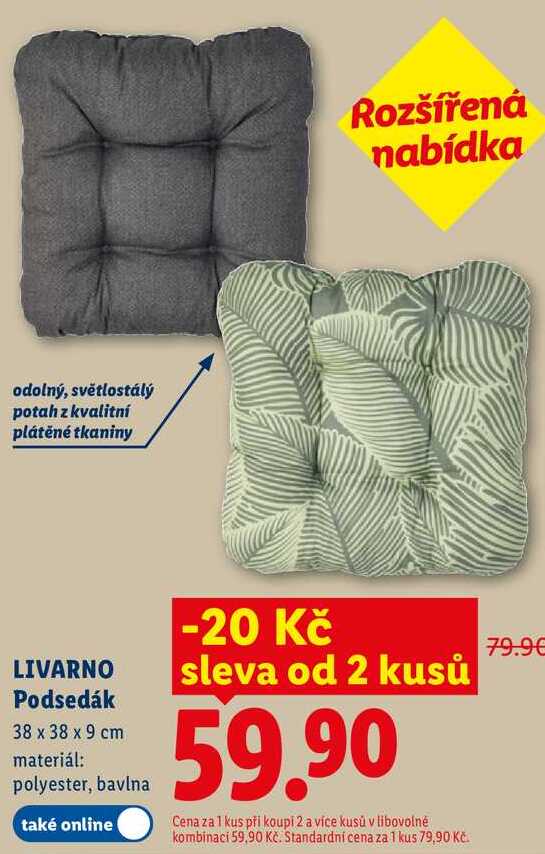 LIVARNO Podsedák 