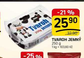 TVAROH JEMNÝ 250 g