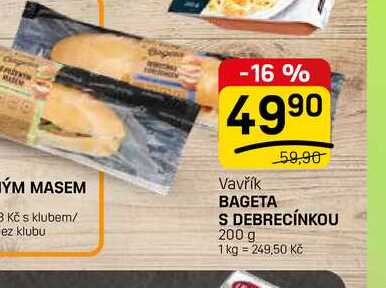 BAGETA S DEBRECÍNKOU 200 g