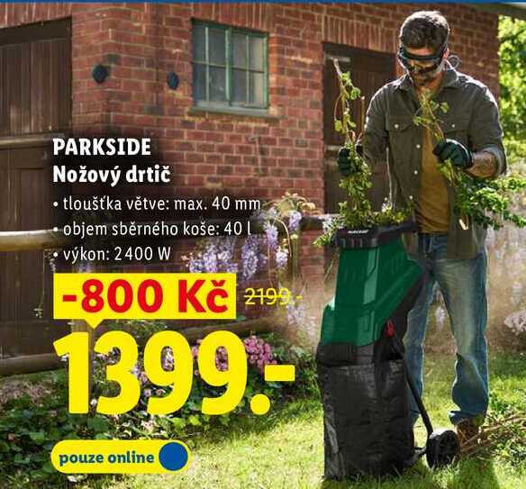 PARKSIDE Nožový drtič 