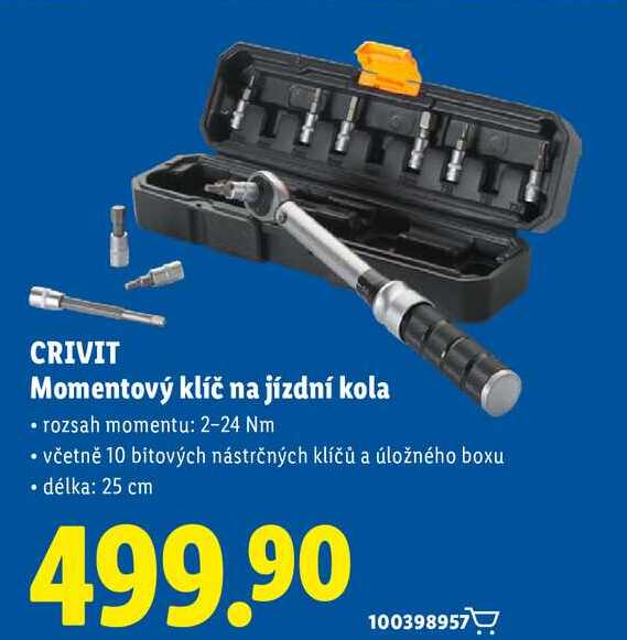 CRIVIT Momentový klíč na jízdní kola 