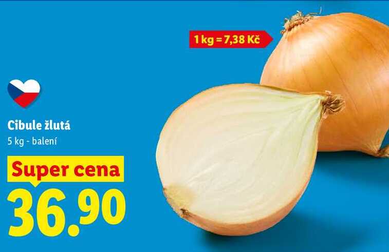 Cibule žlutá 5 kg 